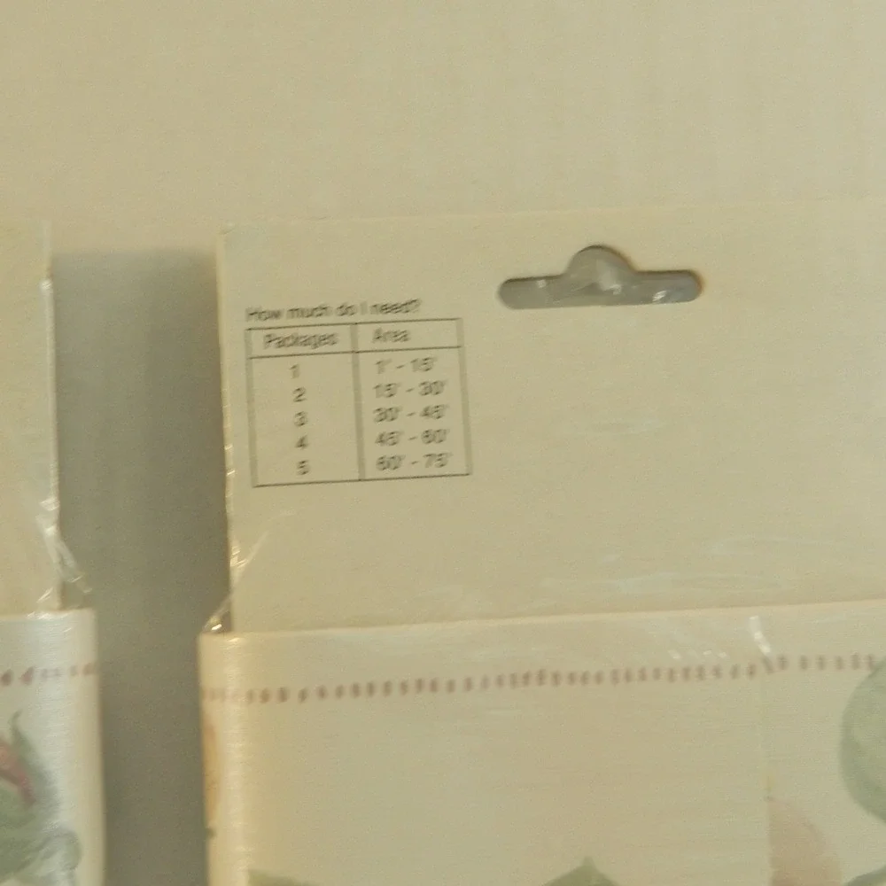 HomeTrends Wall Border Cottage 5yd x 6.5in Linen Rose Pink Floral Scalloped 2pk